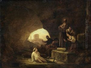 La Resurrection De Lazare by Gerrit de Waet
