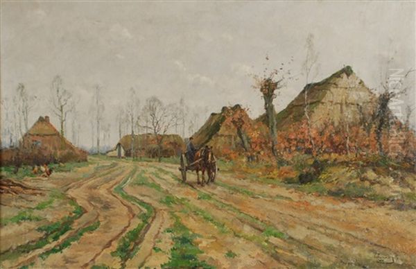 Paysage De Campagne Avec Ferme - view 1