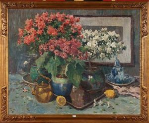 Nature Morte Aux Azalees