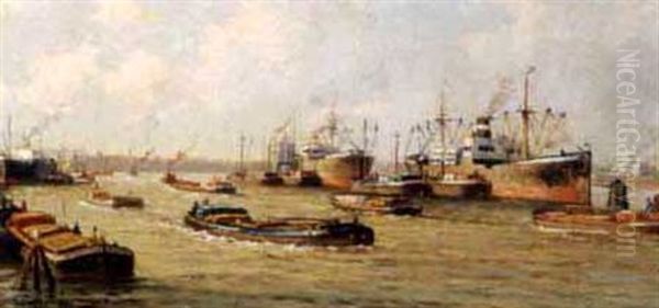 Rotterdam Harbor, Holland - view 1