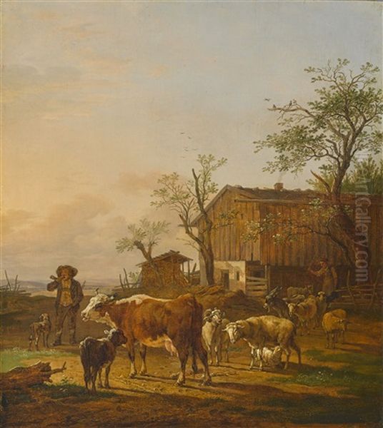 Austrieb Von Rindern Und Schafen - view 1