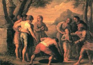 Joseph Sold Into Slavery by Franz Xaver Wagenschoen