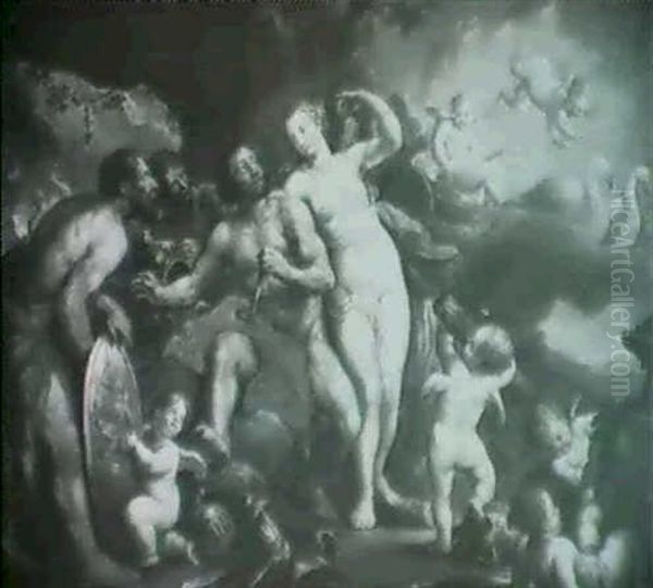 Venus Watching Mars Forge Armour For Aeneas - view 1