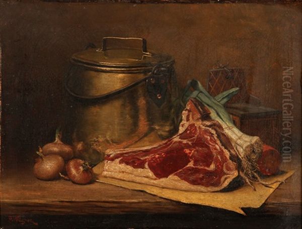 Still Life With Meat And Vegetables - view 1