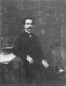 Portrait De Musicien by Ferdinand Wagner, Snr.