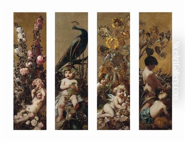 Allegory Of Youth (set Of 4) - view 1