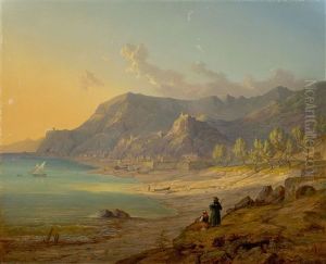 Landscape Near Amalfi by Carl Wagner