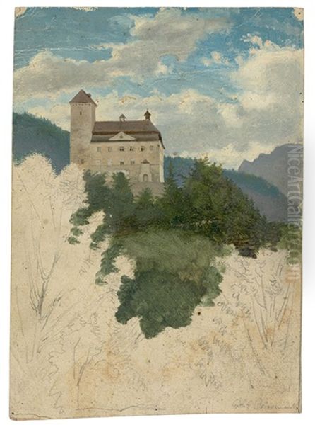 Castle Near Brixen (study) - view 1
