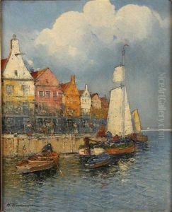 In The Harbor by Hans Wagner