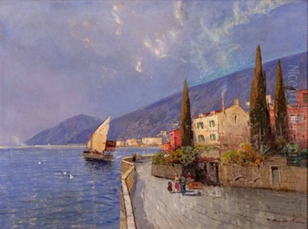 Italienische Kustenlandschaft - view 1