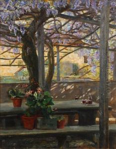Glizinien Pergola by Jakob Wagner