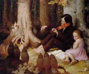 Wichtelmanner Im Wald by Jakob Wagner