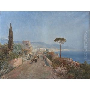 Vue De La Riviera by Karl Theodor Wagner
