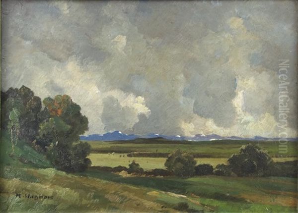 Blick Von Der Hohe In Weite Landschaft - view 1