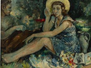 Dejeuner Au L'herbe [lunch On The Grass] by Louise Wagner