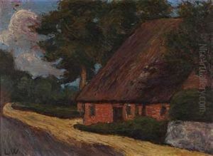 Sommer Uber Reetgedecktem Haus by Louise Wagner