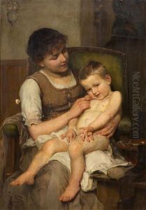 Mutter Mit Kind by Paul Hermann Wagner