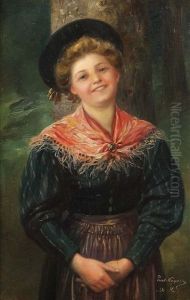 Junges Madchen In Tracht