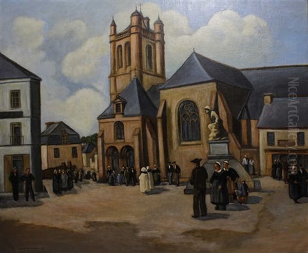 Place De L'eglise, Rostrenen - view 1