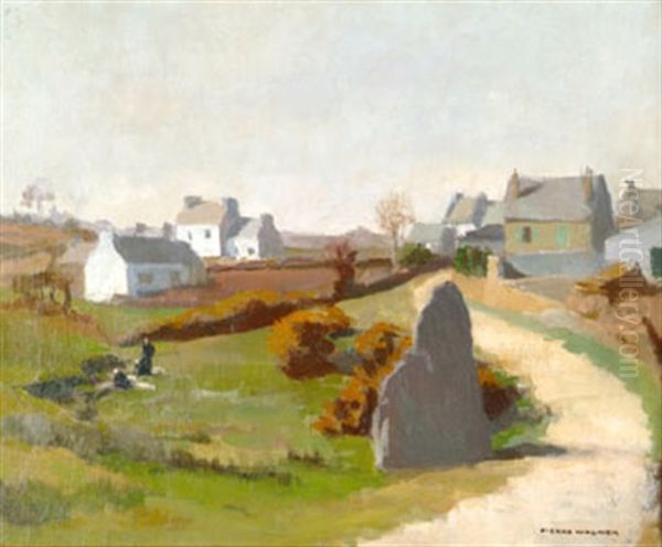 Le Menhir De Treboul Douarnenez - view 1