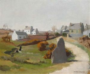 Le Menhir Pres De Treboul