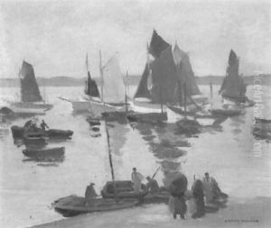 Segelboote In Ufernahe by Pierre Wagner
