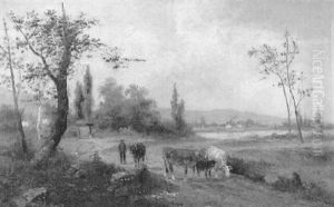 Partie Bei Wien (umgebung Von Linz) by Richard Carl Wagner