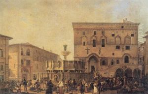 Markedsscene, Perugia
