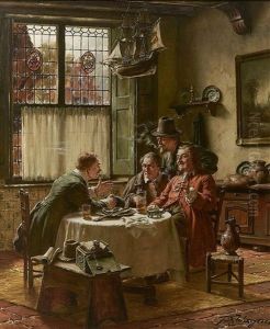 Gentlemen In A Dutch Parlour
