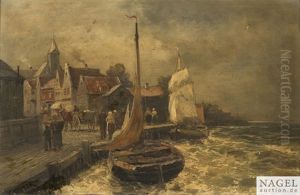 Marine Bei Riga by Karl Wagner