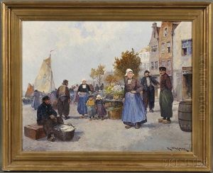Dutch Flower Market by Karl Wagner