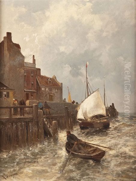 Motiv Aus Kiel - Hafenansicht Mit Fischerbooten - view 1