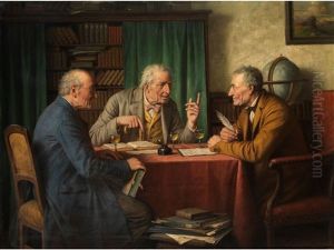 Das Gelehrtengesprach by Josef Wagner-Hohenberg