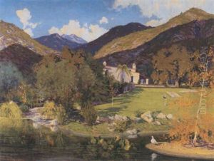 Ranch Scene by Harry B. Wagoner