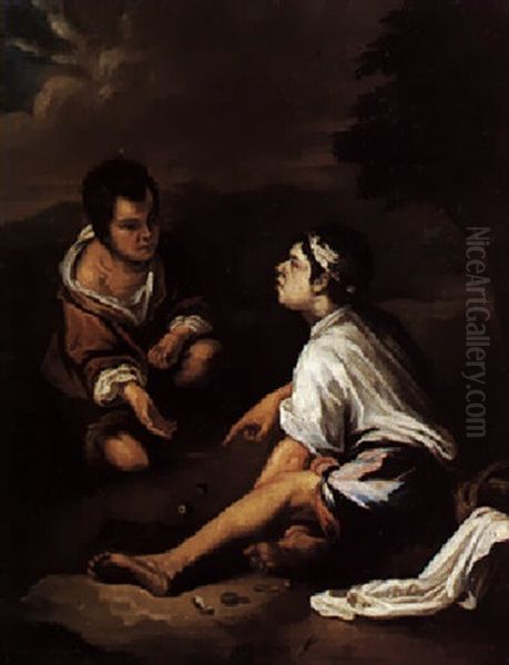 Due Pitocchi Che Giocano A Dadi - view 1