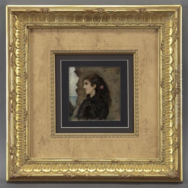Portrait Of A Girl By The Sea - view 1
