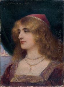 Venitienne Au Bord De La Lagune