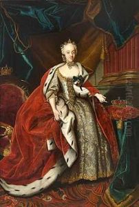 Prinsesse Charlotte Amalie by Johann Salomon Wahl