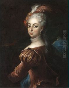Portrat Af Else Bartholin by Johann Salomon Wahl