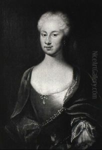 Portraet Af Sophia Hansdatter Seidelin by Johann Salomon Wahl