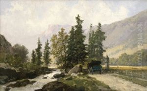 Murztal In Der Steiermark by Carl Wahler