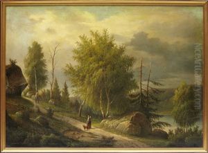 Mote Pa Landsvag by Ernfried Wahlqvist