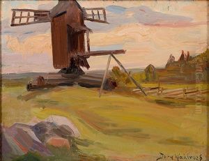Old Windmill by Dora Wahlroos