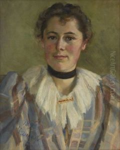 Kvinnoportratt Forestallande Ellen Fehn