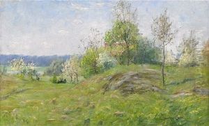 Landskap by Charlotte Constance Wahlstroem