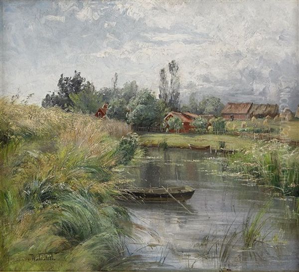 Landskap Med Vattendrag - view 1
