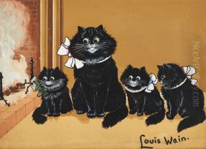 East, West, Home's Best by Louis Wain