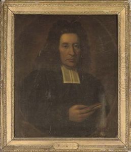 Portrait Of Rev. William Smyth Of Moneydie, M.a., In Clerical Robes Holding A Book In His Right Hand (+ Another; 2 Works)