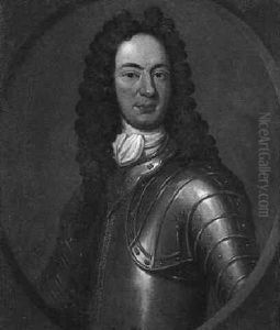 Portrait Of A Man (sir Kenneth Mackenzie Bt, Of Scatwell?) by Richard Waitt