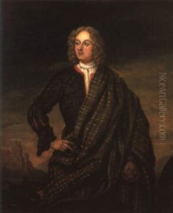 Portrait Of Andrew Macpherson Of Cluny by Richard Waitt